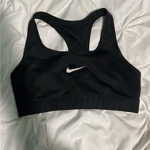 Black Nike sports bra
